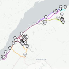 Visualisation d'un trajet optmimisé