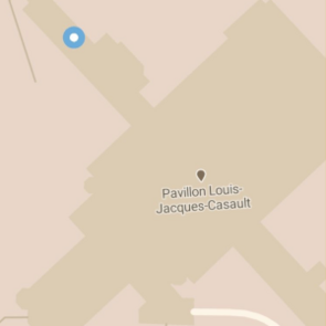 Localisation précise dans le pavillon Casault de l'Université Laval